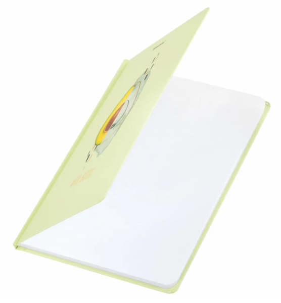 Блокнот с резинкой в клетку 96л, А5 145х203мм, твердая обложка с фольгой, BRAUBERG, Avocado, 113733 фото