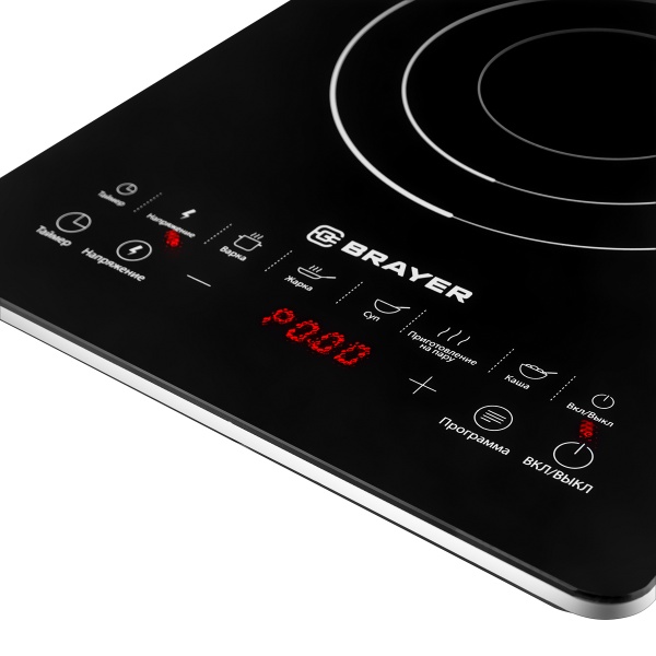Настольная плитка BRAYER BR2800 индукционная купить ЦИТ Настольная плитка BRAYER BR2800 индукционная фото