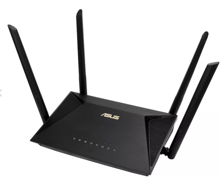 Wi-fI роутер ASUS RT-AX53U AX1800 10/100/1000BASE-TX/4G ready черный фото