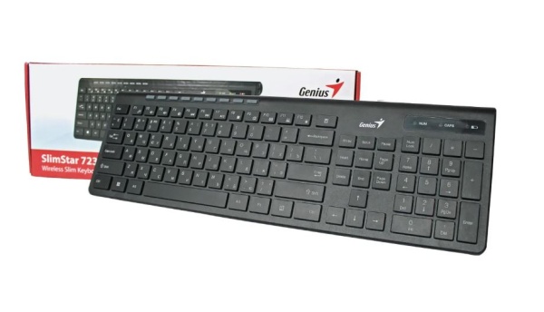 Клавиатура Genius SlimStar 7230 wireless черный фото