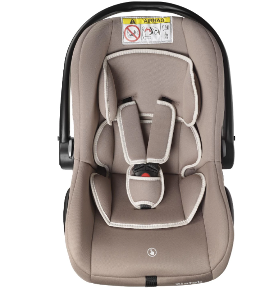 Автокресло ZLATEK KRES4036 Колибри Lux гр.0+, св.коричневый, шт фото