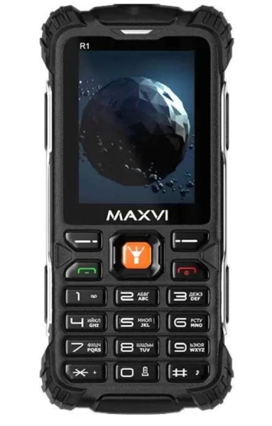 Мобильный телефон MAXVI R1 Black (Черный) фото