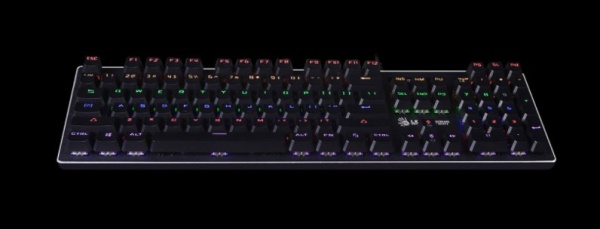 Клавиатура A4 Bloody B765 механическая черный/серый USB Gamer LED фото