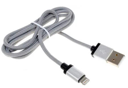 Кабель USB - Lightning CANYON 1м RHCNSMFIC3DG (темно серый) фото