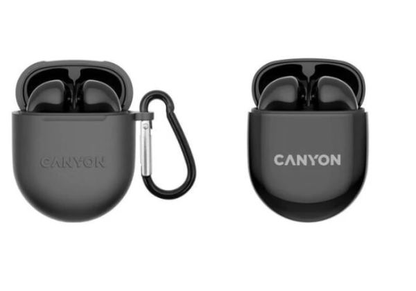 Беспроводные bluetooth наушники Canyon TWS-6 (DF1CNSTWS6B) Черный фото