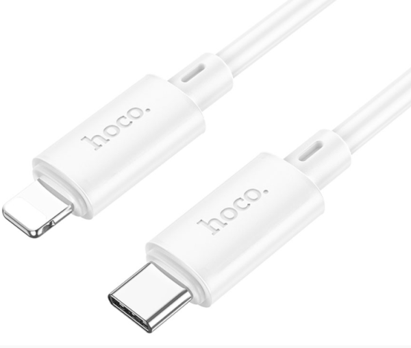 Кабель Type-C - Lightning Hoco 1м X88 Gratified Белый  купить ЦИТ Кабель Type-C - Lightning Hoco 1м X88 Gratified Белый  фото