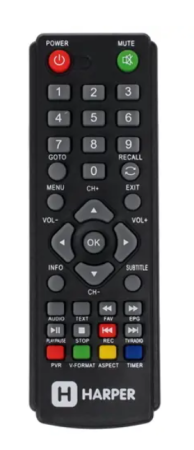 Ресивер эфирный цифровой HARPER HDT2-1202 фото