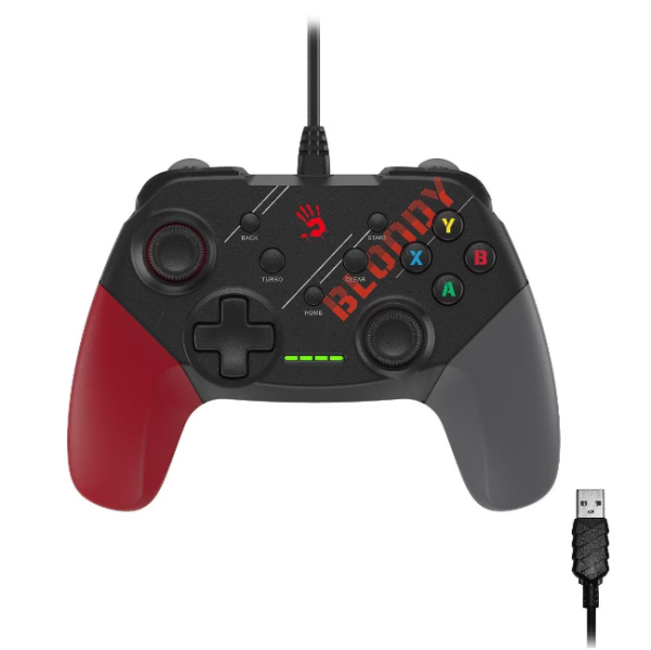 Геймпад A4Tech GP30 Sports черный/красный  USB  фото