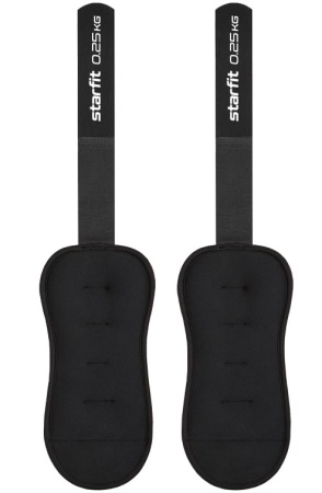 Утяжелители универсальные STARFIT WT-503 0,25 кг, черный фото