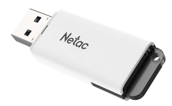 USB флеш-накопитель 256GB Netac U185 белый USB 3.2 (NT03U185N-256G-32WH) фото