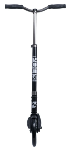 Самокат городской NOVATRACK 230.POLIS.BK21 PRO алюминий, складной с помощью кнопки на раме, эргономи фото