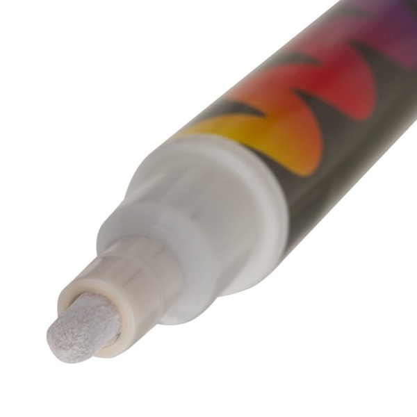 Маркер меловой "POP-ART" БЕЛЫЙ, 3,5 мм, стираемый, для гладких поверхностей, BRAUBERG, 151519 фото