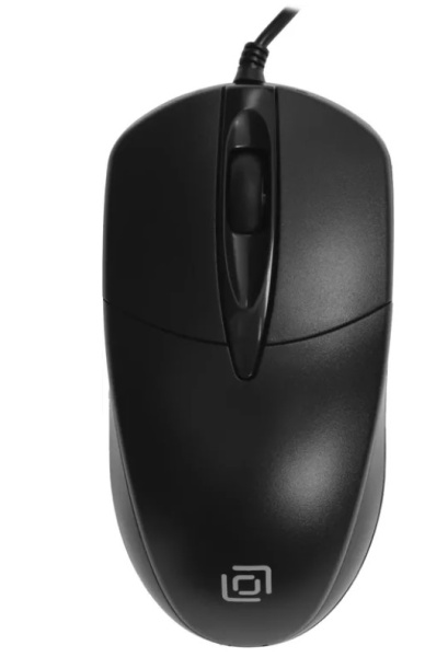 Мышь Oklick 275M черный оптическая (1200dpi) USB фото