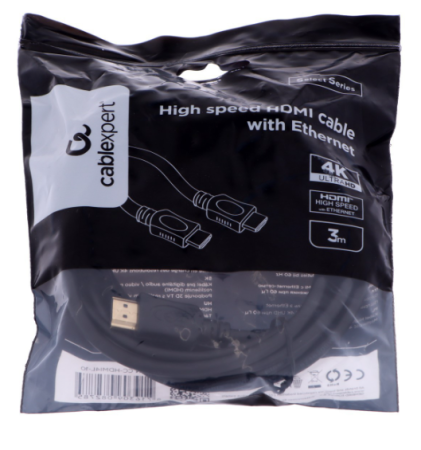 Кабель HDMI 3.0м Cablexpert CC-HDMI4L-10 (v2,0) фото