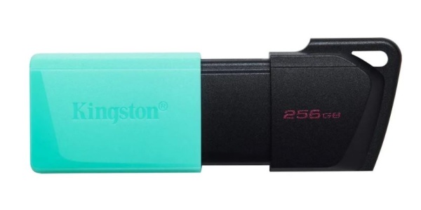 USB флеш-накопитель 256GB Kingston  DataTravele Exodia M чёрный/голубой USB 3.2 (DTXM/256GB) фото