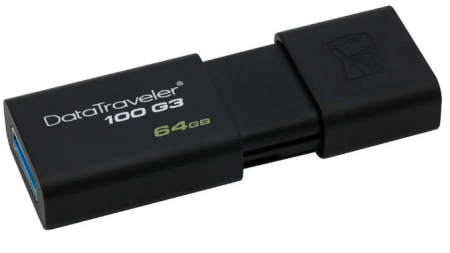 USB флеш-накопитель 64GB Kingston DT100-G3 USB 3,0 (DT100G3/64GB) фото