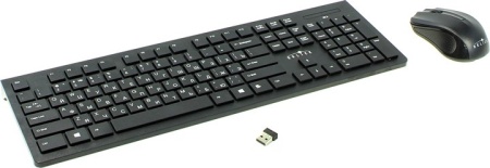 Комплект Oklick 250M черный USB беспроводная фото