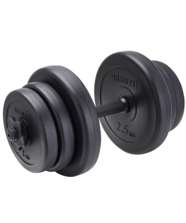 Гантель разборная пластиковая в коробке BASEFIT DB-717 10 кг фото