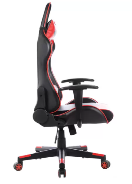 Кресло игровое Helmi HL-G01 "Victory", искусственная кожа, черная/красная, 2 подушки фото
