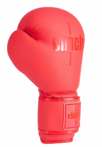 Перчатки боксерские Clinch Mist красные (вес 8 унций) фото