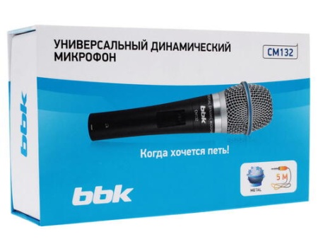 Микрофон BBK CM-132 темно-серый фото