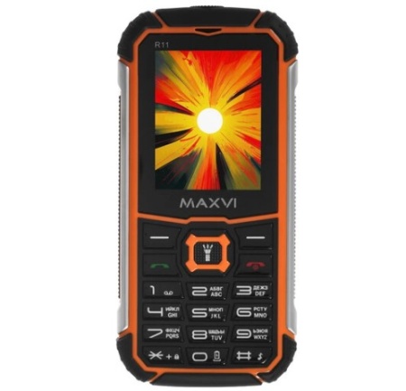 Мобильный телефон MAXVI R11 orange фото
