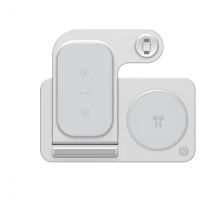 Беспроводное зарядное устройство Wiwu WI-W020 15W White 6976195093537 фото