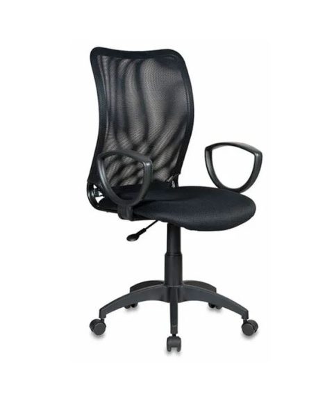 Кресло Бюрократ Ch-599AXSN черный TW-01 сиденье черный TW-11 сетка/ткань крестов. пластик CH-599AXSN фото