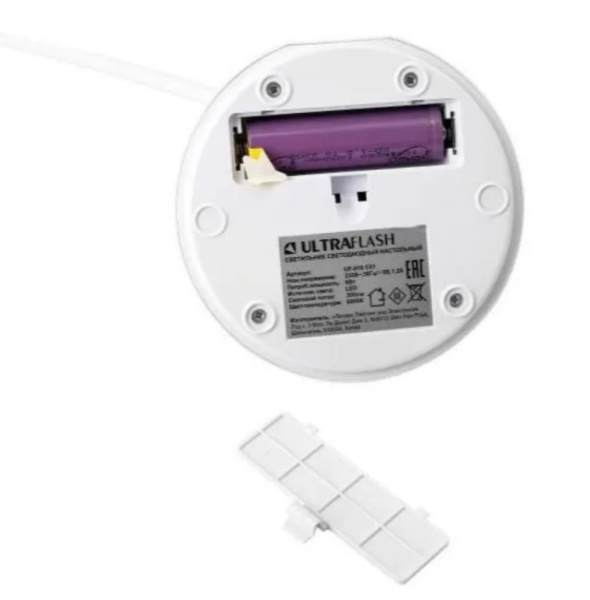 Лампа настольная ULTRAFLASH (15162) UF-818 C01 6Вт/6000К белый фото