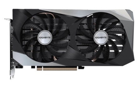 Видеокарта PCI-E 8Gb Gigabyte GV-N3050WF2OC-8GD RTX 3050 128bit GDDR6 1792/14000 HDMI DP HDCP Ret фото