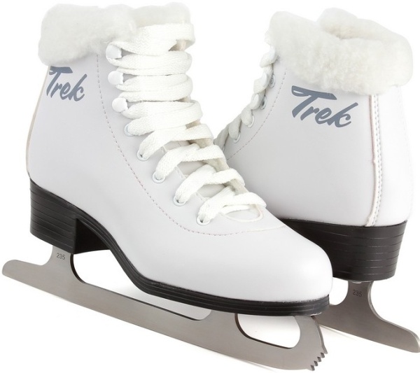 Фигурные коньки TREK Skate fur (RU30 EU31 СМ18,5) фото