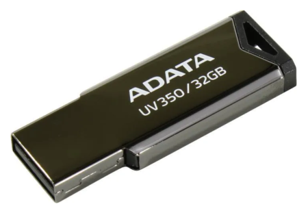 USB флеш-накопитель 32GB A-Data  UV350 металл/черный USB 3.1 AUV350-32G-RBK фото