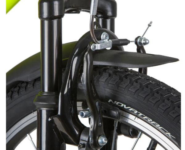 (м) Велосипед детский NOVATRACK 20"20SS1V.SHARK.GN20 зеленый, сталь, 1-скор, Falcon фото