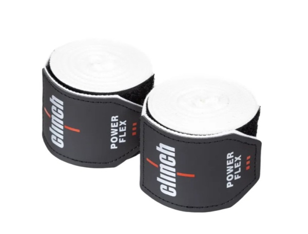 Бинты боксерские Clinch Boxing Hand Wrap Power Flex белые (длина 2.55 м) C239  фото