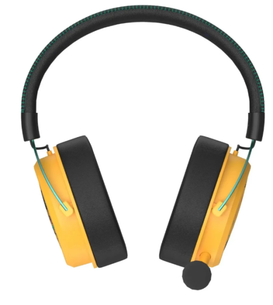 Игровые наушники с микрофоном A4 Bloody  MR595 Renegade желтый мониторные BT/Radio фото