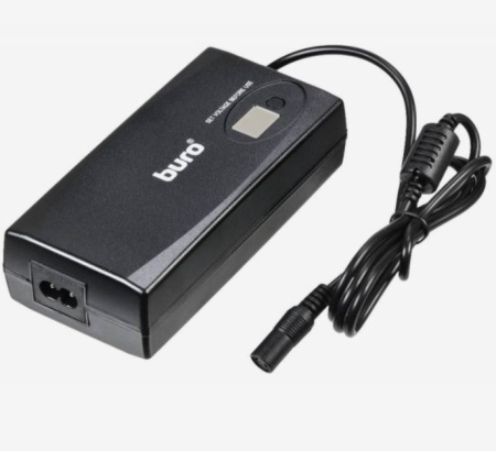 Адаптер AC Buro BUM-1245M90 ручной 90W 12V-24V 11-connectors 3.5A 1xUSB 1A от бытовой электросети LС фото