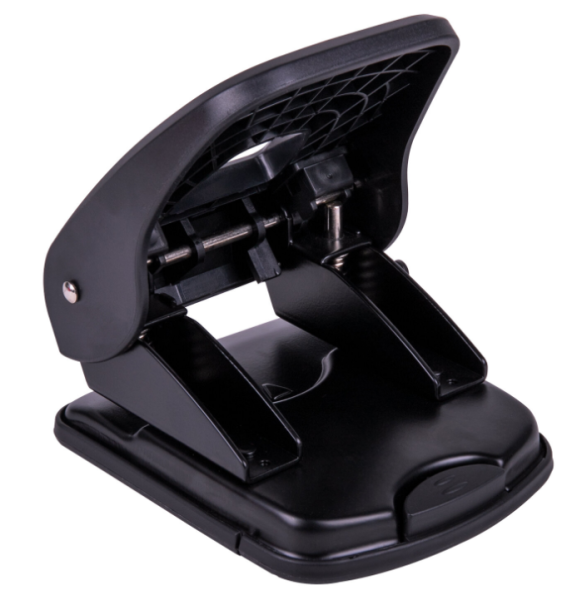 Дырокол BRAUBERG "SX-40", до 40 листов, черный, 229695 фото