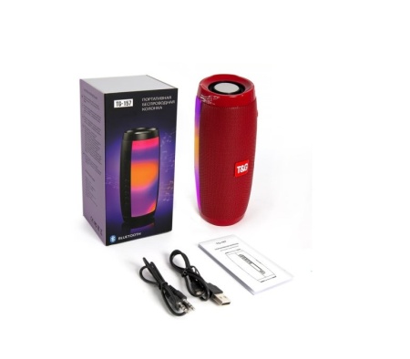 Колонка Bluetooth T&G TG157 красный фото