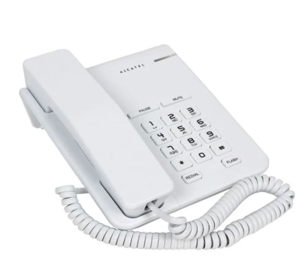 Телефон проводной Alcatel  T22 белый ATL1408409 фото