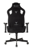 Кресло игровое Knight Outrider черный Light-20 с подголов. крестов. металл KNIGHT OUTRIDER LTD  фото