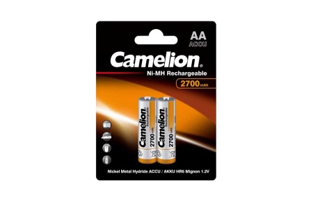 Аккумулятор AA CAMELION 2700mAh 2шт (7371) фото