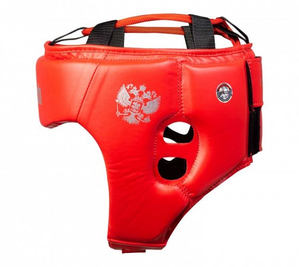 Шлем боксерский "Clinch Olimp" красный р.L фото