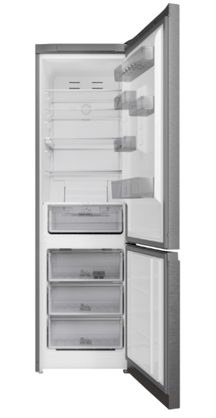 Холодильник HOTPOINT HT 7201I MX O3, серебристый фото