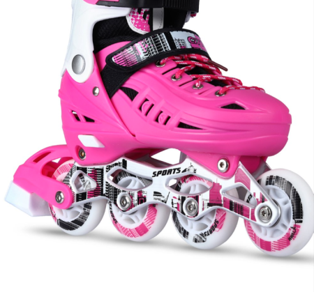 Роликовые коньки "CITY-RIDE" JB8800083, S (29-33 PU колеса, переднее колесо со светом, подшипники AB фото