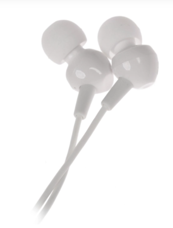 Наушники с микрофоном JBL C100si белые фото