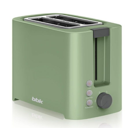 Тостер BBK TR81M зеленый фото
