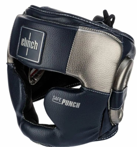 Шлем боксерский "Clinch Punch" 2.0 Full Face темносине-бронзовый (размер M)  фото