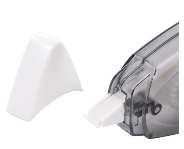 Корректирующая лента BRAUBERG BLACK&WHITE 5 мм х 8 м, корпус черный тонированный, механизм перемотки фото
