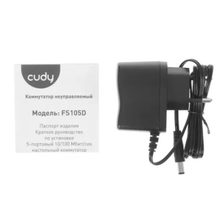 Коммутатор Cudy FS105D (L2) 5x100Мбит/с фото