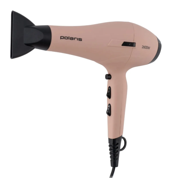 Фен POLARIS PHD 2600ACI (АС мотор), розовый фото